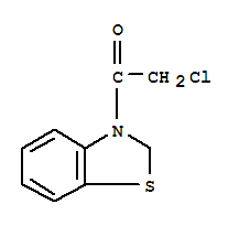 (9ci)-3-(氯乙酰基)-2,3-二氢-苯并噻唑结构式_72687-25-3结构式
