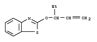 Benzothiazole, 2-[(1-ethyl-2-propenyl)oxy]-(9ci) Structure,72737-52-1Structure