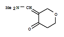 (Z)-3-((二甲基氨基)亚甲基)-四氢吡喃-4-酮结构式_727382-75-4结构式