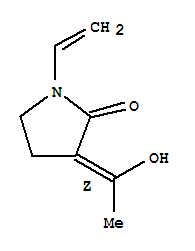 (9ci)-1-乙烯-3-(1-羟基亚乙基)-2-吡咯烷酮结构式_727418-81-7结构式