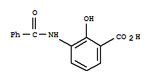 (9ci)-3-(苯甲酰基氨基)-2-羟基-苯甲酸结构式_727658-54-0结构式