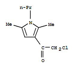 (9ci)-2-氯-1-(2,5-二甲基-1-丙基-1H-吡咯-3-基)-乙酮结构式_727705-98-8结构式