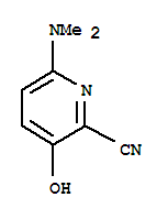 (9ci)-6-(二甲基氨基)-3-羟基-2-吡啶甲腈结构式_727737-28-2结构式