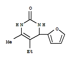 2(1H)-pyrimidinone,5-ethyl-4-(2-furanyl)-3,4-dihydro-6-methyl-(9ci) Structure,728004-16-8Structure