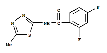 Benzamide, 2,4-difluoro-n-(5-methyl-1,3,4-thiadiazol-2-yl)-(9ci) Structure,728009-78-7Structure