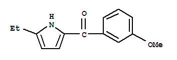 Methanone, (5-ethyl-1h-pyrrol-2-yl)(3-methoxyphenyl)-(9ci) Structure,728010-85-3Structure