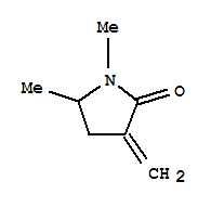 (9ci)-1,5-二甲基-3-亚甲基-2-吡咯烷酮结构式_728033-67-8结构式