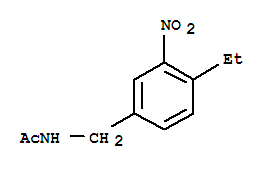 (9ci)-n-[(4-乙基-3-硝基苯基)甲基]-乙酰胺结构式_729548-82-7结构式