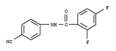 Benzamide, n-(4-cyanophenyl)-2,4-difluoro-(9ci) Structure,729559-69-7Structure