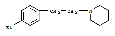 (9ci)-1-[2-(4-乙基苯基)乙基]-哌啶结构式_730912-76-2结构式