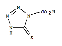 (9ci)-2,5-二氢-5-硫氧代-1H-四唑-1-羧酸结构式_730915-04-5结构式