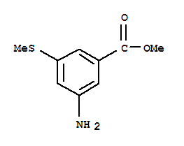 (9ci)-3-氨基-5-(甲基硫代)-苯甲酸甲酯结构式_730937-38-9结构式