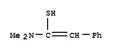 1-(二甲基氨基)-2-苯基-乙烯硫醇结构式_731751-05-6结构式