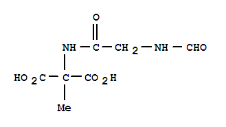 (9ci)-2-羧基-n-(n-甲酰基甘氨酰基)-丙氨酸结构式_731759-40-3结构式