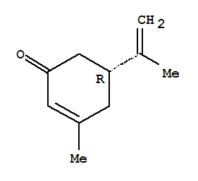 (5r)-(9ci)-3-甲基-5-(1-甲基乙烯)-2-环己烯-1-酮结构式_731811-34-0结构式