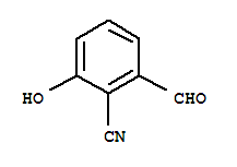 (9ci)-2-甲酰基-6-羟基-苯甲腈结构式_73289-82-4结构式