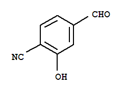 4-甲酰基-2-羟基苯甲腈结构式_73289-83-5结构式