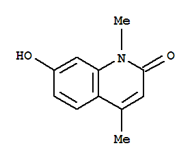 2(1H)-quinolinone,7-hydroxy-1,4-dimethyl-(9ci) Structure,73290-60-5Structure