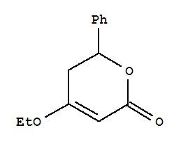(+)-(9ci)-4-乙氧基-5,6-二氢-6-苯基-2H-吡喃-2-酮结构式_733010-29-2结构式