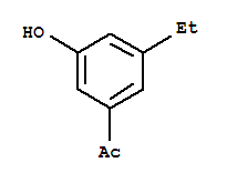 Ethanone, 1-(3-ethyl-5-hydroxyphenyl)-(9ci) Structure,733679-07-7Structure