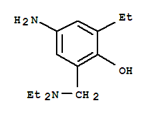 Phenol, 4-amino-2-[(diethylamino)methyl]-6-ethyl-(9ci) Structure,733703-91-8Structure