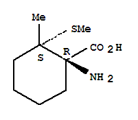 反式-(9ci)-1-氨基-2-甲基-2-(甲基硫代)-环己烷羧酸结构式_73371-93-4结构式