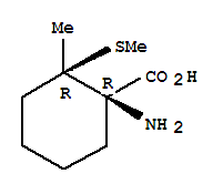 顺式-(9ci)-1-氨基-2-甲基-2-(甲基硫代)-环己烷羧酸结构式_73371-95-6结构式