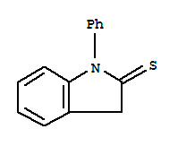 2H-indole-2-thione, 1,3-dihydro-1-phenyl- Structure,73425-20-4Structure