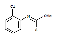 Benzothiazole, 4-chloro-2-methoxy-(9ci)Structure,73443-77-3Structure Benzothiazole, 4-chloro-2-methoxy-(9ci) Structure,73443-77-3Structure