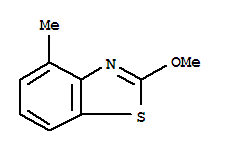 (9ci)-2-甲氧基-4-甲基-苯并噻唑结构式_73443-78-4结构式
