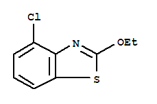 Benzothiazole, 4-chloro-2-ethoxy-(9ci) Structure,73443-79-5Structure