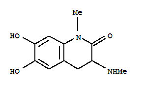 2(1H)-quinolinone,3,4-dihydro-6,7-dihydroxy-1-methyl-3-(methylamino)-(9ci) Structure,734468-46-3Structure