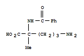 Ornithine, n2-benzoyl-2-methyl- Structure,734491-81-7Structure