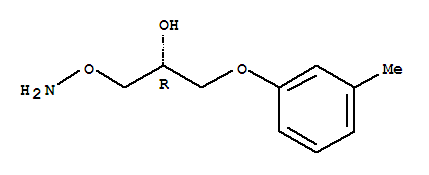 (2r)-(9ci)-1-(氨基氧基)-3-(3-甲基苯氧基)-2-丙醇结构式_734525-05-4结构式