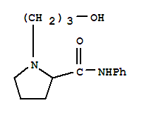 (9ci)-1-(3-羟基丙基)-n-苯基-2-吡咯烷羧酰胺结构式_734527-29-8结构式