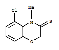 2H-1,4-benzoxazine-3(4h)-thione, 5-chloro-4-methyl- Structure,73500-72-8Structure