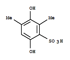 Benzenesulfonic acid, 3,6-dihydroxy-2,4-dimethyl-(9ci) Structure,735200-57-4Structure