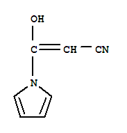 (9ci)-3-羟基-3-(1H-吡咯-1-基)-2-丙烯腈结构式_735229-51-3结构式