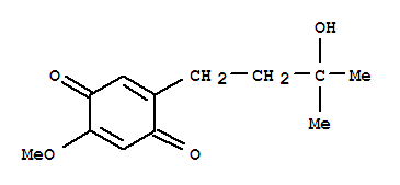 (9ci)-2-(3-羟基-3-甲基丁基)-5-甲氧基-2,5-环己二烯-1,4-二酮结构式_735270-31-2结构式