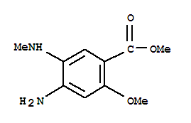 Benzoic acid, 4-amino-2-methoxy-5-(methylamino)-, methyl ester (9ci) Structure,735287-36-2Structure