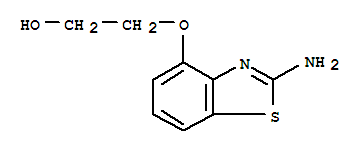 Ethanol, 2-[(2-amino-4-benzothiazolyl)oxy]-(9ci) Structure,73533-00-3Structure