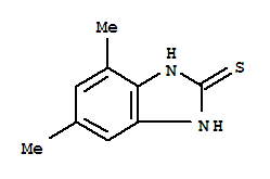 2H-benzimidazole-2-thione,1,3-dihydro-4,6-dimethyl-(9ci) Structure,73590-92-8Structure