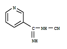 N-Cyanopyridine-3-carboximidamide Structure,73631-23-9Structure