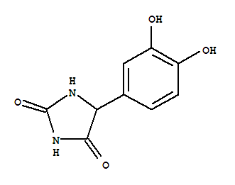 2,4-Imidazolidinedione,5-(3,4-dihydroxyphenyl)-(9ci) Structure,73659-77-5Structure