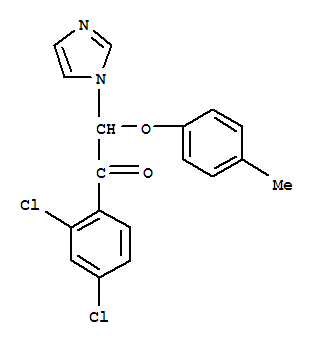 Ethanone, 1-(2,4-dichlorophenyl)-2-(1h-imidazol-1-yl)-2-(4-methylphenoxy)- Structure,736879-38-2Structure