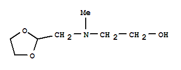 Ethanol, 2-[(1,3-dioxolan-2-ylmethyl)methylamino]-(9ci) Structure,736883-79-7Structure