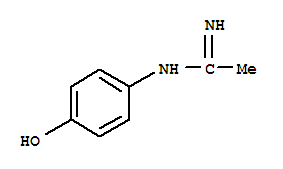 Ethanimidamide, n-(4-hydroxyphenyl)-(9ci) Structure,736898-67-2Structure