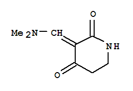 (9ci)-3-[(二甲基氨基)亚甲基]-2,4-哌啶二酮结构式_736990-44-6结构式