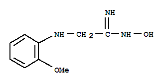 Ethanimidamide, n-hydroxy-2-[(2-methoxyphenyl)amino]-(9ci) Structure,737707-80-1Structure