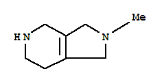 (9ci)-2,3,4,5,6,7-六氢-2-甲基-1H-吡咯并[3,4-c]吡啶结构式_738553-39-4结构式